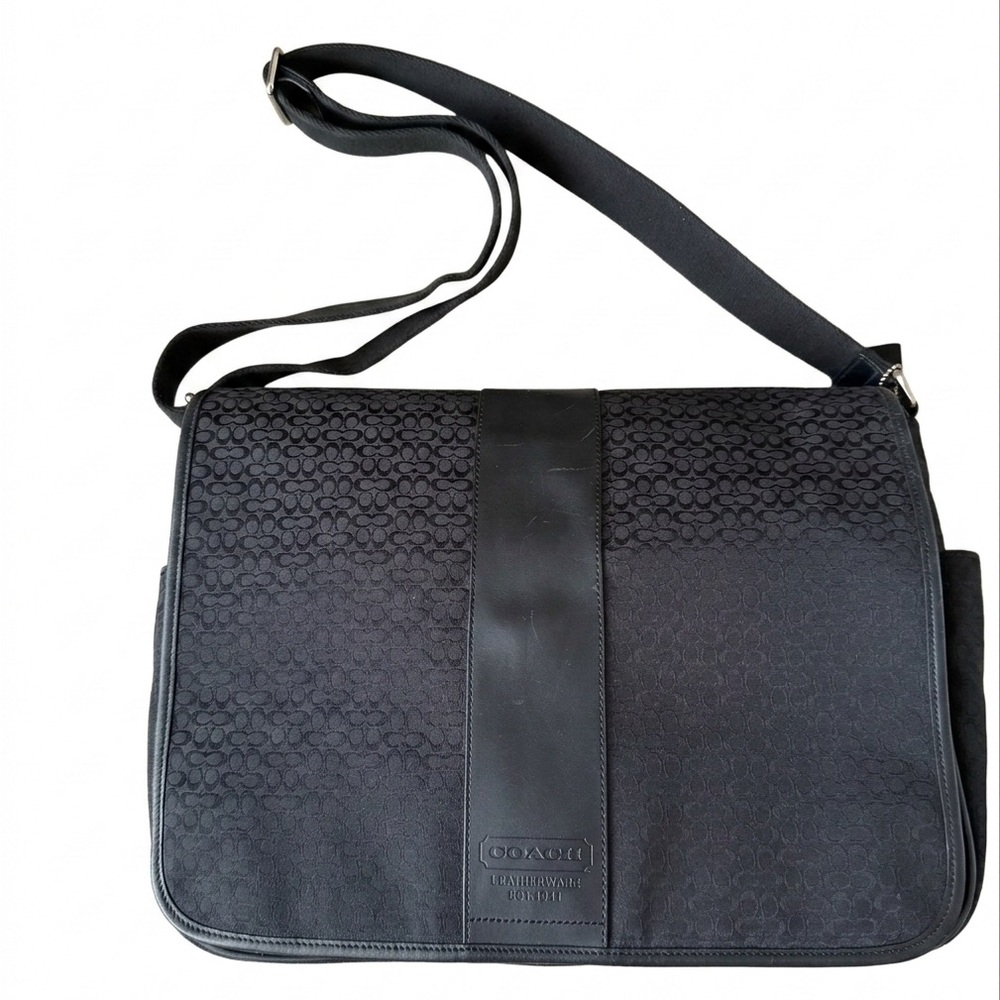 Coach Hudson Black Commuter Bag